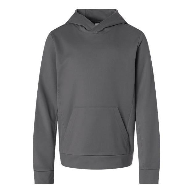 Team 365 Youth Squad Hooded Tech Fleece Pullover