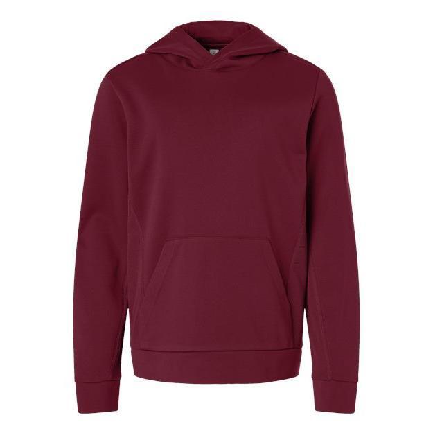 Team 365 Youth Squad Hooded Tech Fleece Pullover