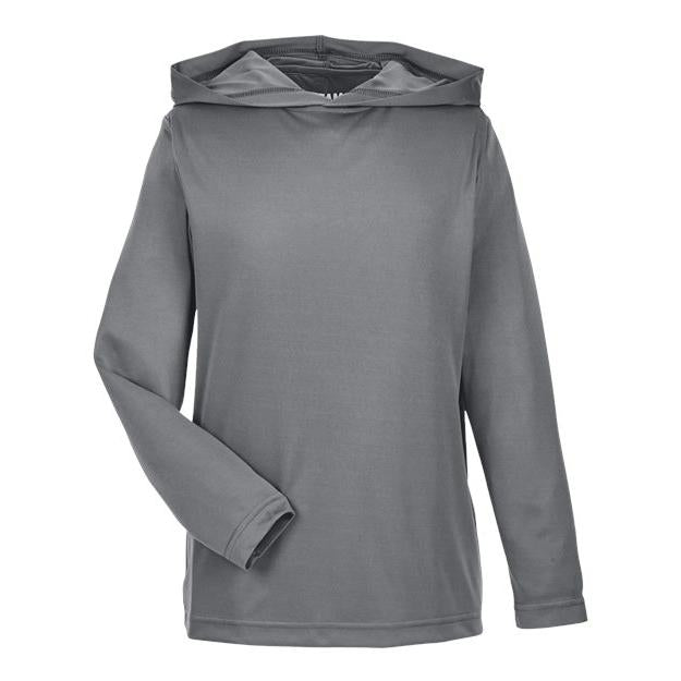 Team 365 Youth Zone Performance Hooded Long Sleeve T-Shirt