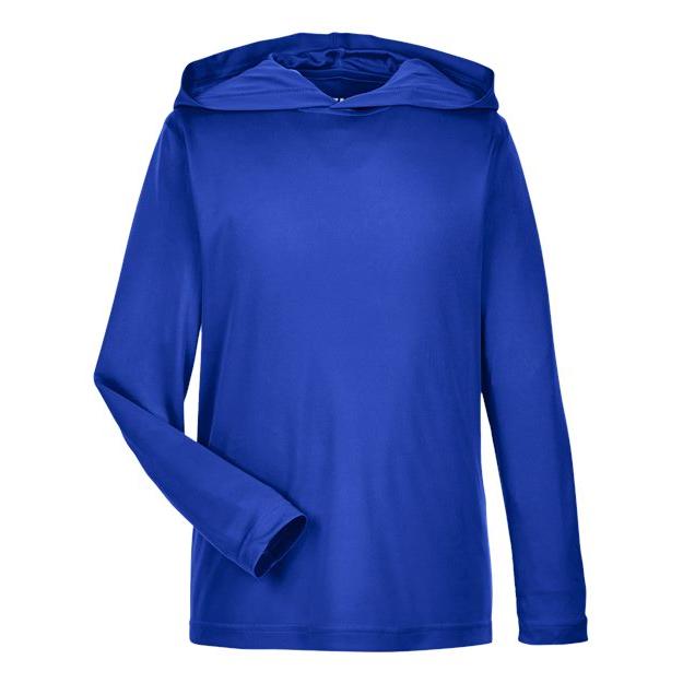 Team 365 Youth Zone Performance Hooded Long Sleeve T-Shirt