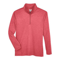 Team 365 Youth Zone Sonic Heather Performance Quarter-Zip Pullover