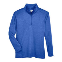 Team 365 Youth Zone Sonic Heather Performance Quarter-Zip Pullover