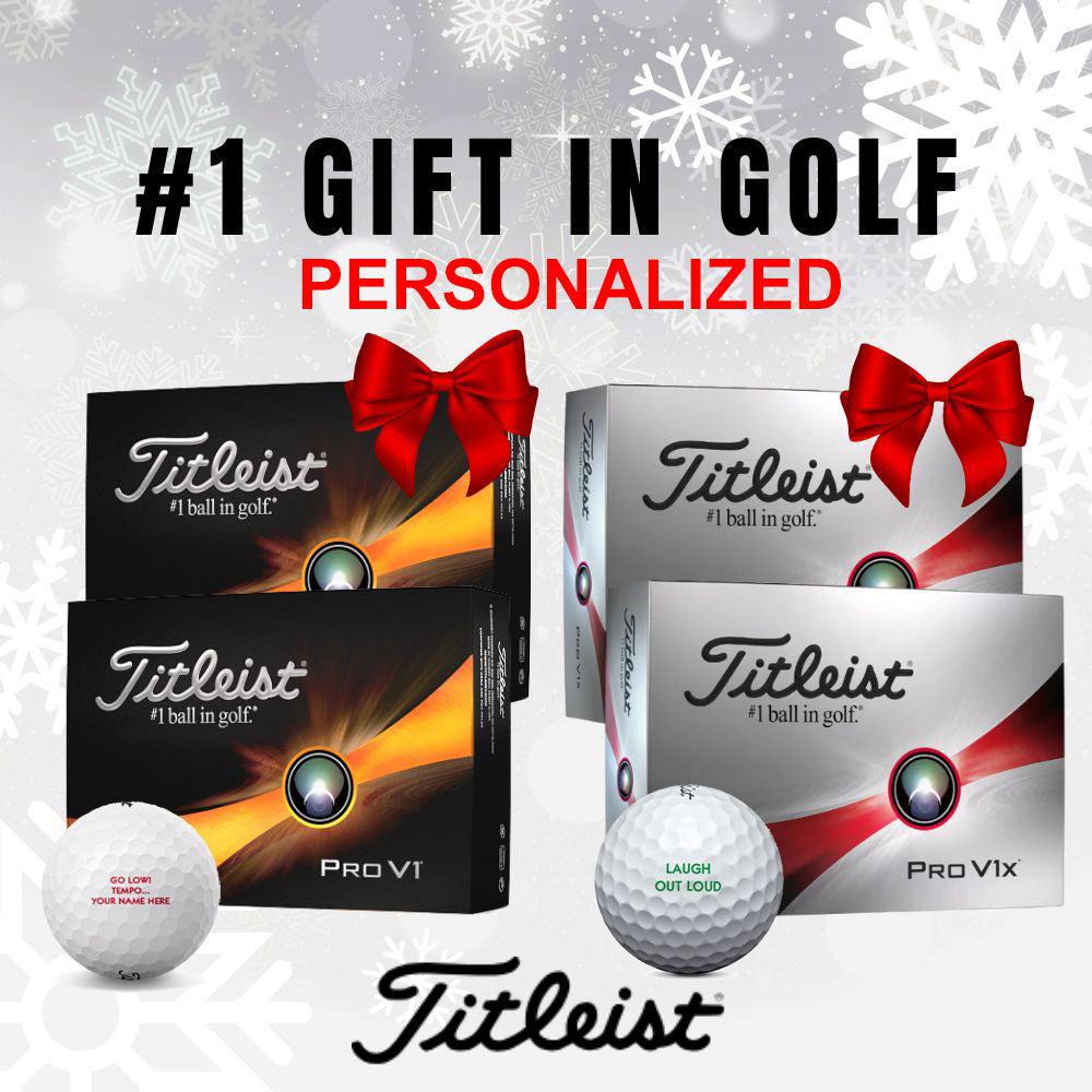 Titleist #1 Gift in Golf Holiday - 2 Dozen - Personalization