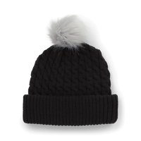 Titleist Cable Knit Pom Pom Beanie - Womens