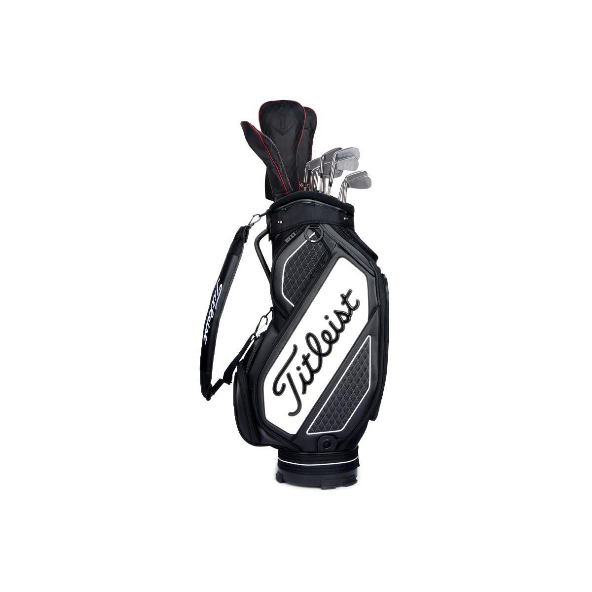 Titleist Mid Size Staff Bag - Black/White