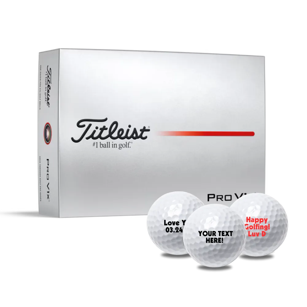 Custom Titlest Golve Titleist Personalized Golf Balls - Canadian Pro Shop Online
