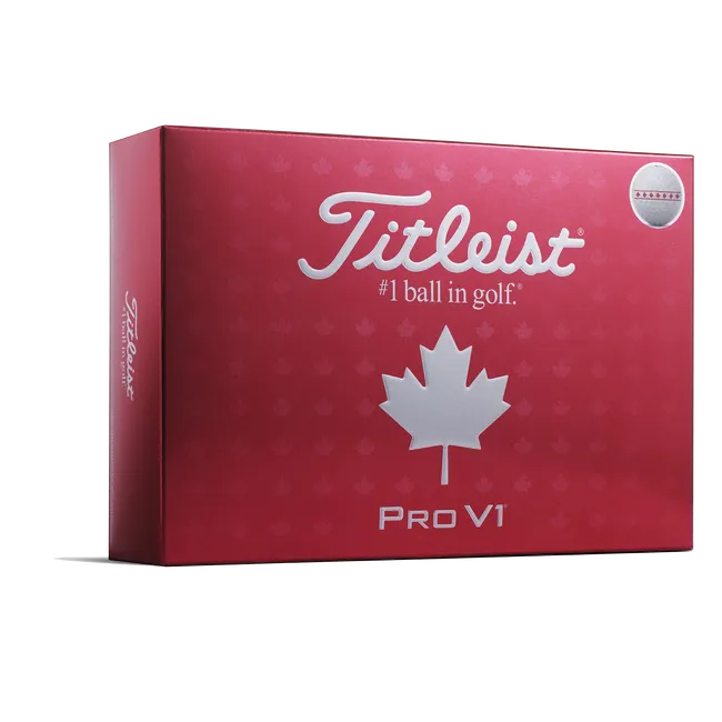 Titleist Pro V1 Special Edition Canada Golf Balls Dozen