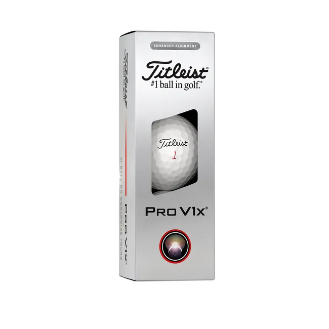 Titleist Pro V1x Enhanced Alignment Golf Balls 2025 - One Dozen