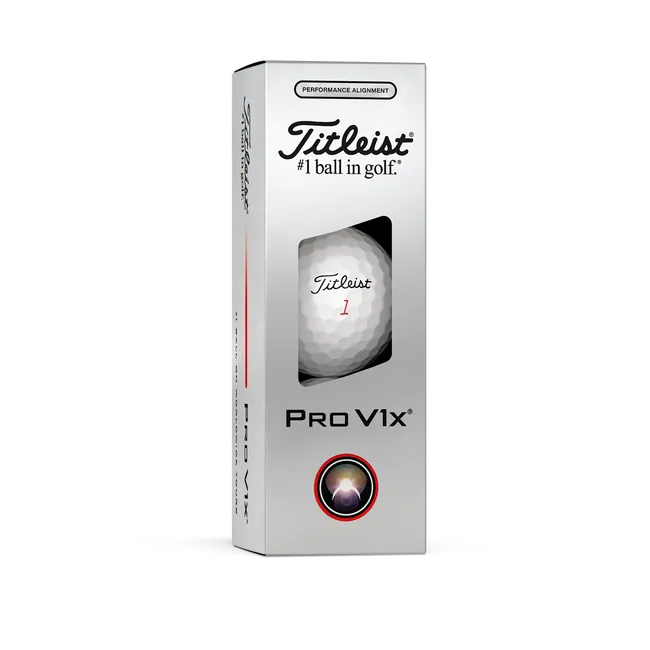 Titleist Pro V1x Golf Balls Performance Alignment 2025 - One Dozen ...