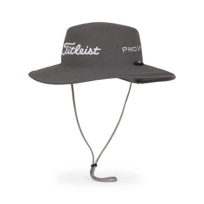 Titleist Tour Aussie Bucket Hat - Mens - White/Black
