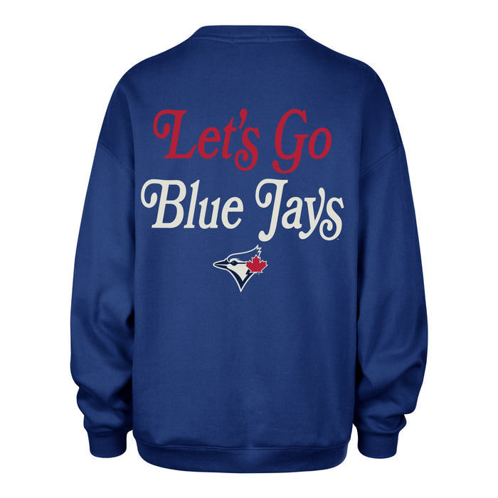 Toronto Blue Jays '47 Shout It Out Women's Oversized Crew