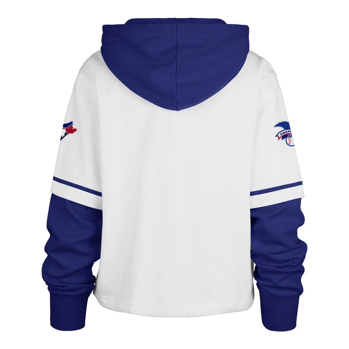 Toronto Blue Jays '47 Trifecta Women's Cropped Shortstop Pullover