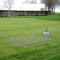 TurfHound Golf Hitting Station and Tee Mat with Frame