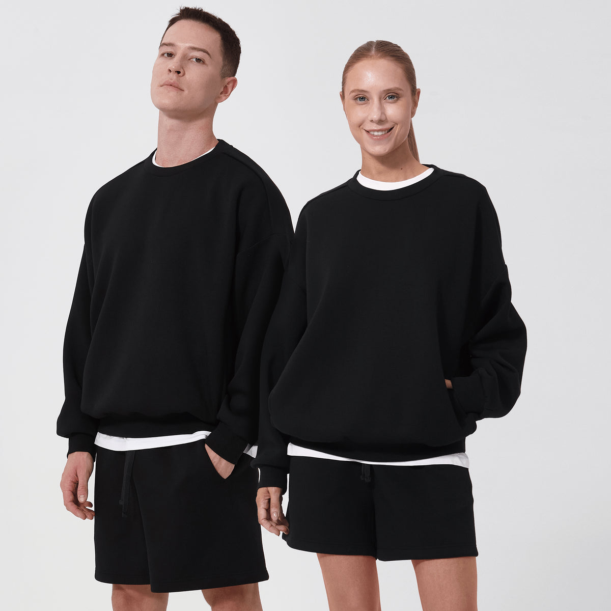 Levelwear Luxe Signature Crew - Black