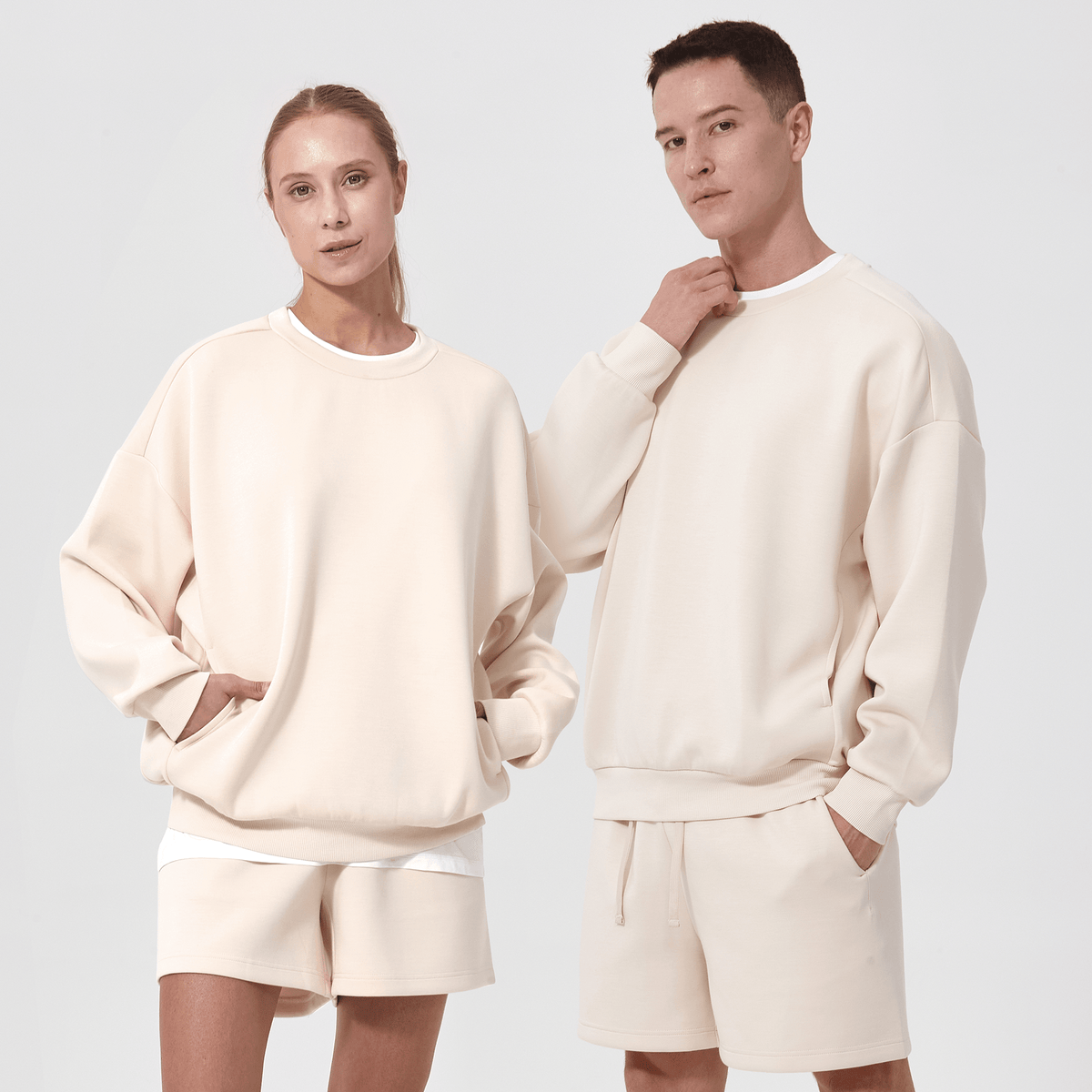 Levelwear Luxe Signature Crew - Sand