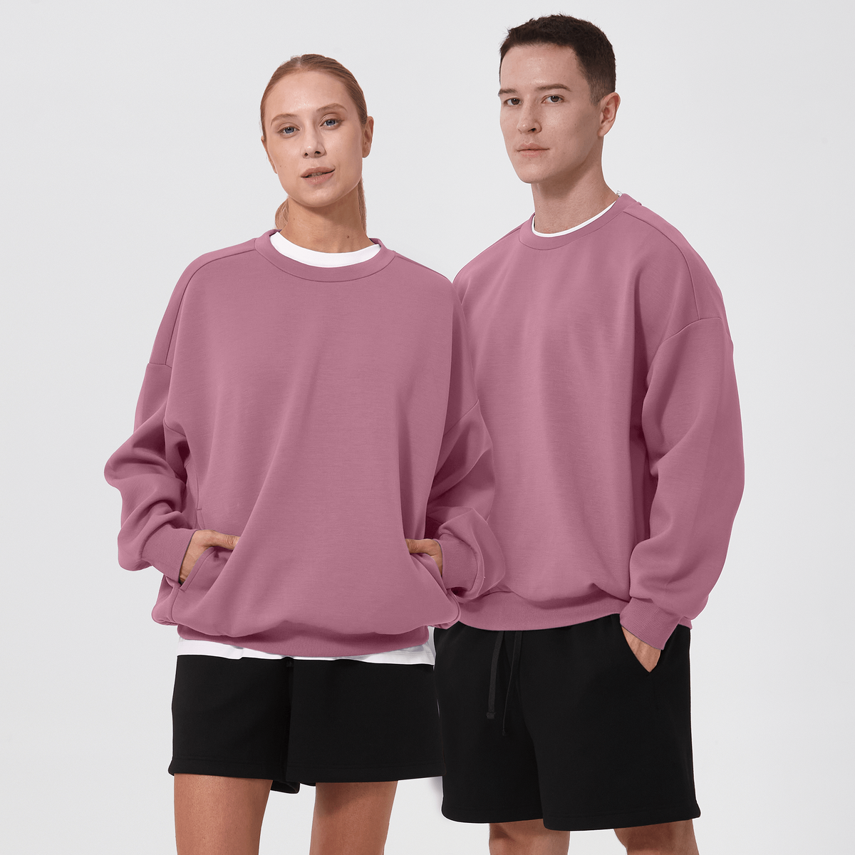 Levelwear Luxe Signature Crew - Vintage Rose