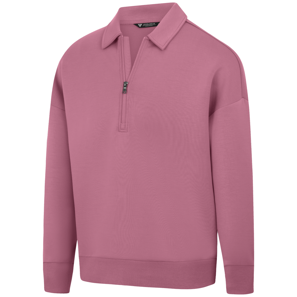 Levelwear Luxe Signature 1/4 Zip - Vintage Rose