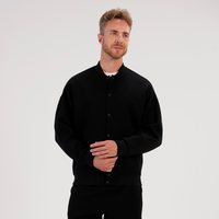 Levelwear Luxe Signature Bomber Jacket - Black