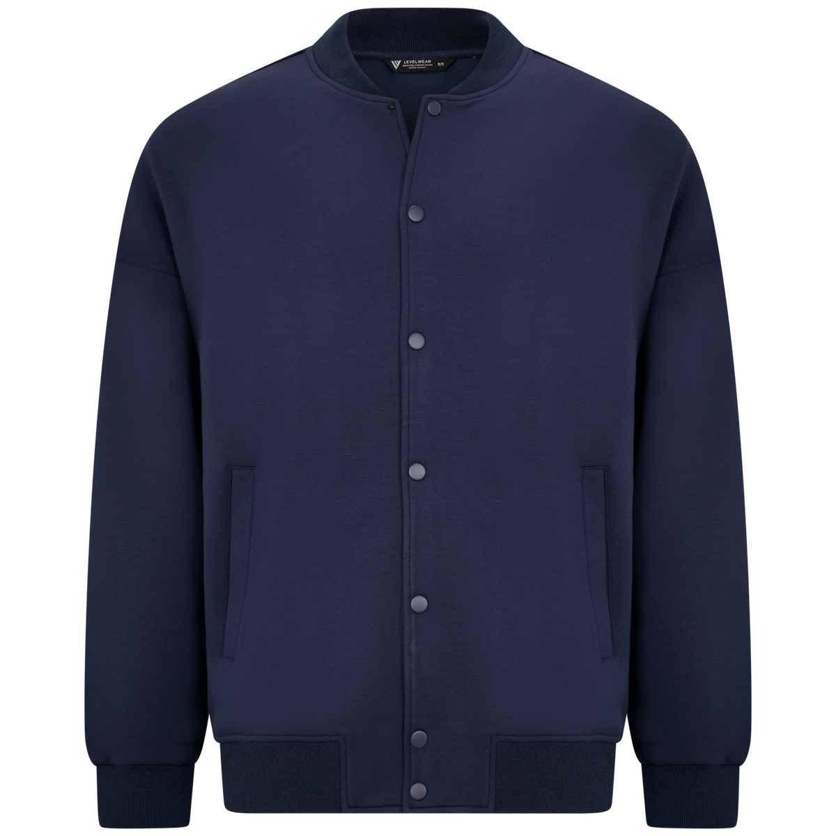 Levelwear Luxe Signature Bomber Jacket - Navy