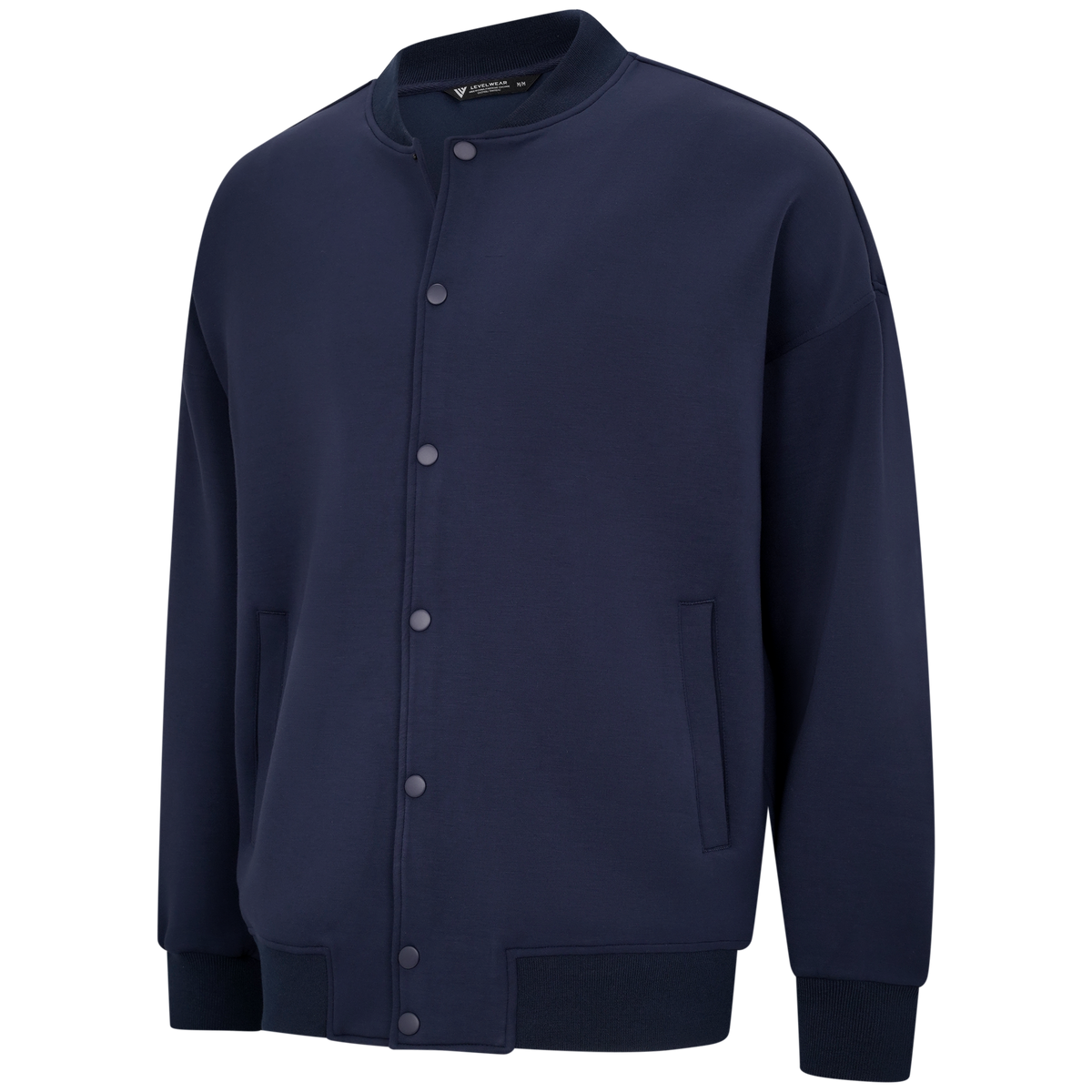 Levelwear Luxe Signature Bomber Jacket - Navy