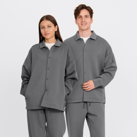Levelwear Luxe Shirt Jacket - Grey Stone