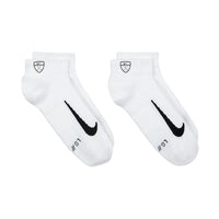 Nike Multiplier Low Golf Quarter Socks - White - 2 Pairs