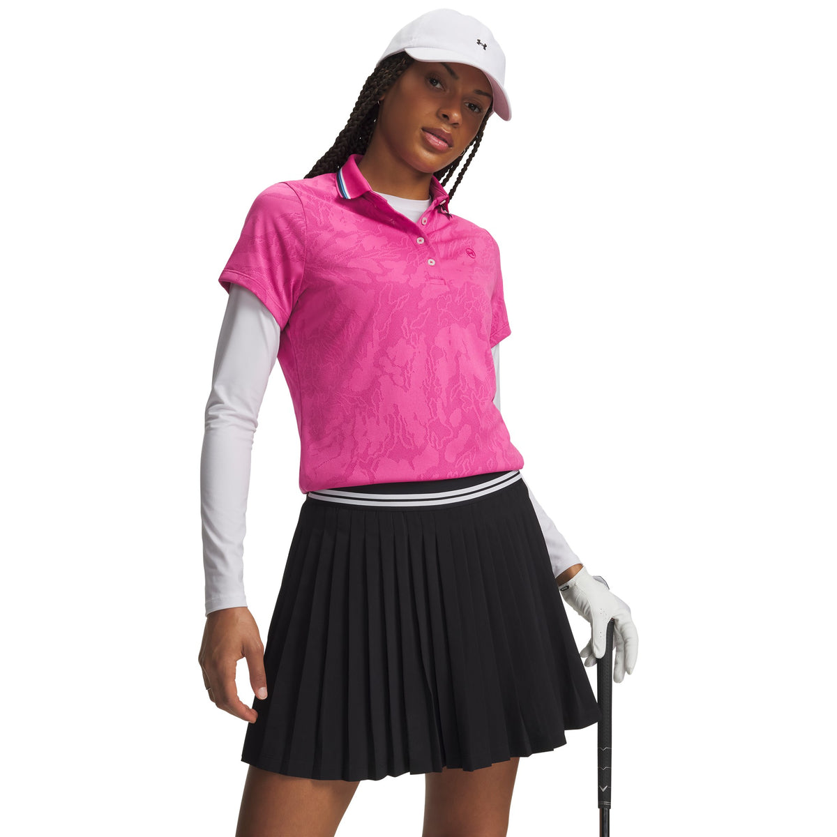 Under Armour ArmourDry Jacquard Golf Polo - Womens