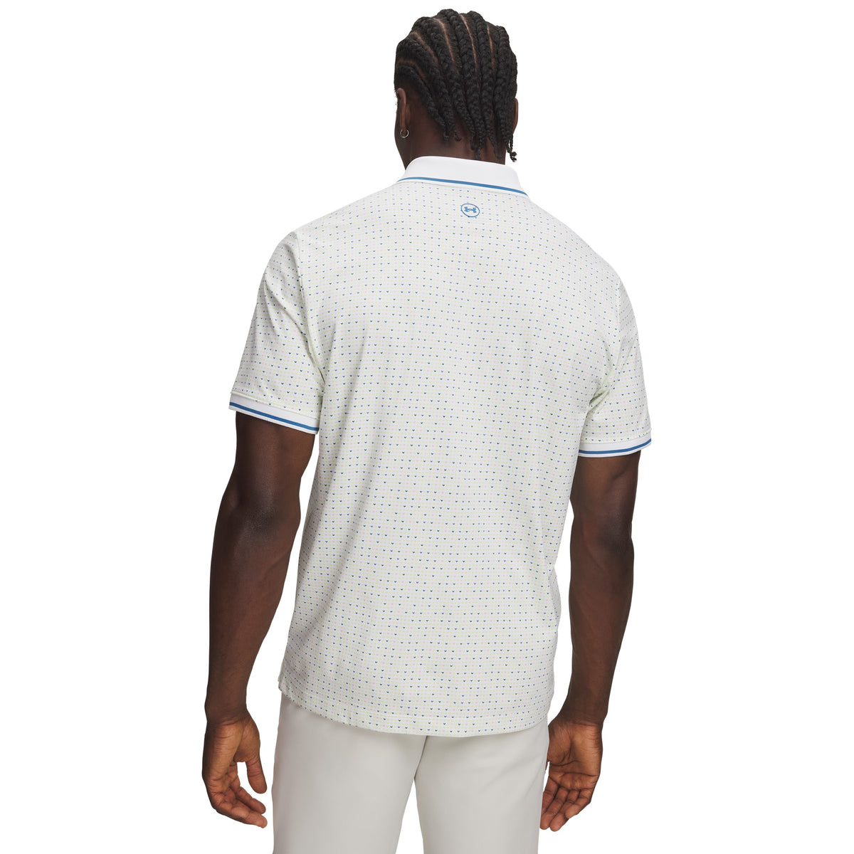 Under Armour ArmourDry Print Rib Golf Polo - Mens