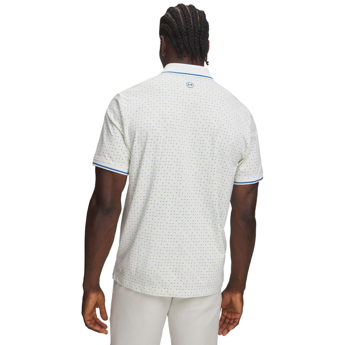 Under Armour ArmourDry Print Rib Golf Polo - Mens
