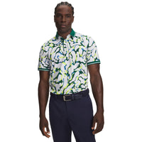 Under Armour ArmourDry Print Rib Golf Polo - Mens