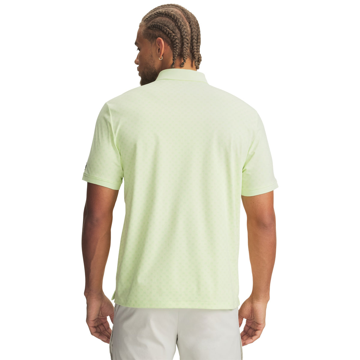 Under Armour ArmourDry Print Rib Golf Polo - Mens