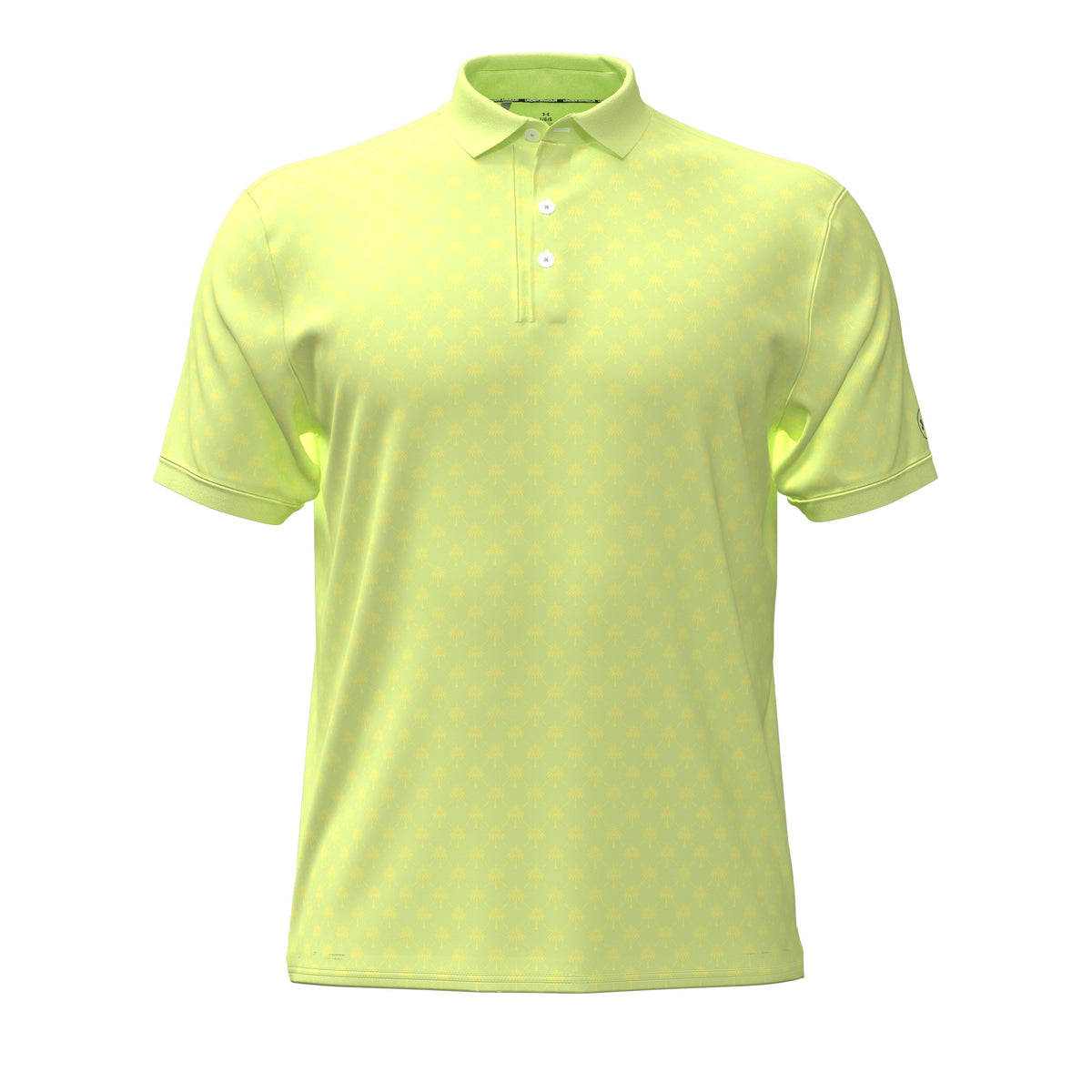 Under Armour ArmourDry Print Rib Golf Polo - Mens