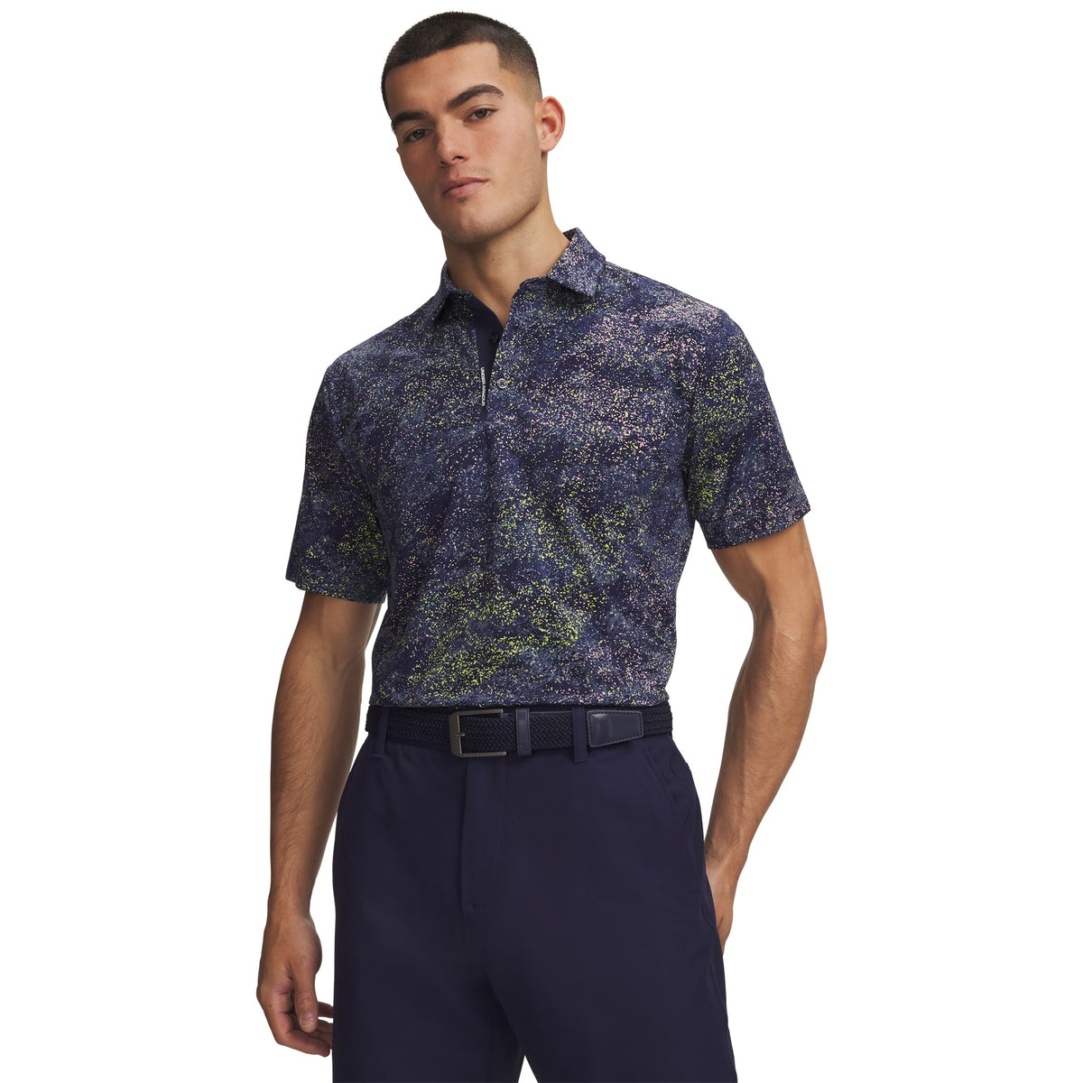 Under Armour ArmourDry Printed Golf Polo - Mens