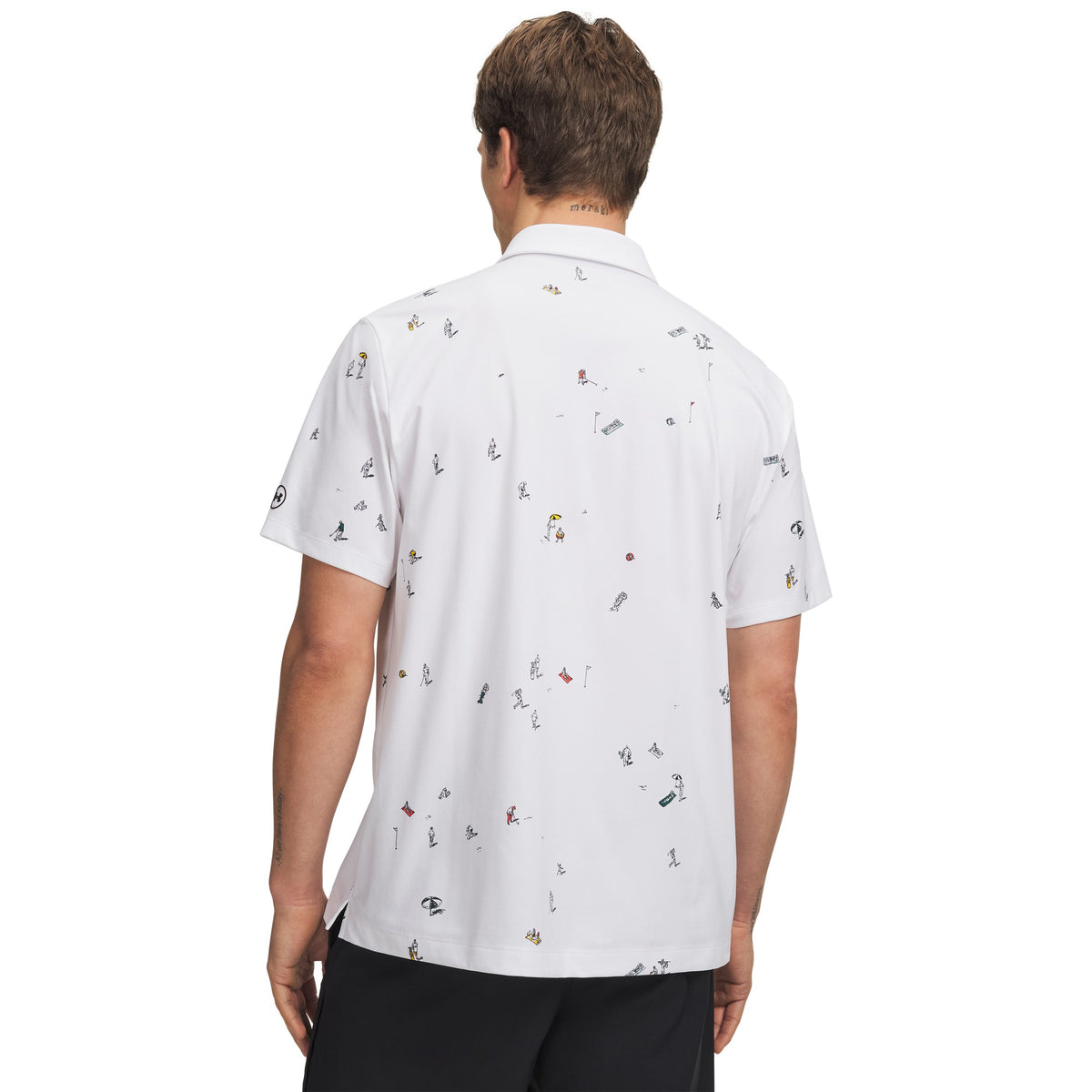 Under Armour ArmourDry Printed Golf Polo - Mens