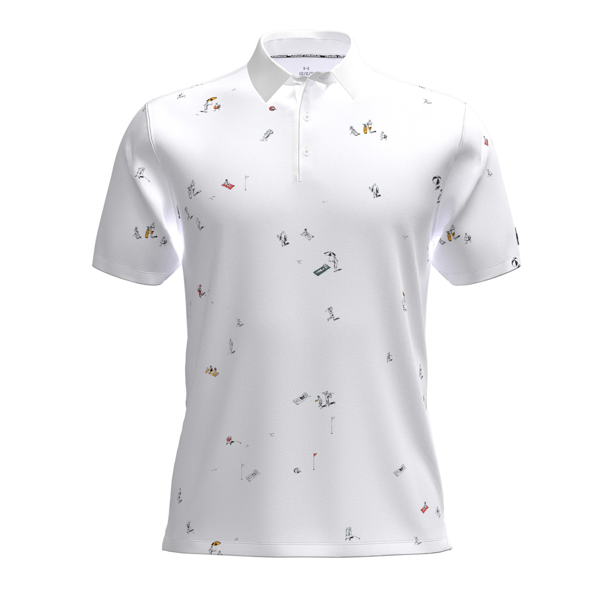 Under Armour ArmourDry Printed Golf Polo - Mens