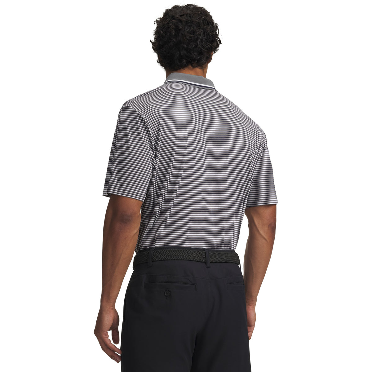 Under Armour ArmourDry Rib Stripe Golf Polo - Mens