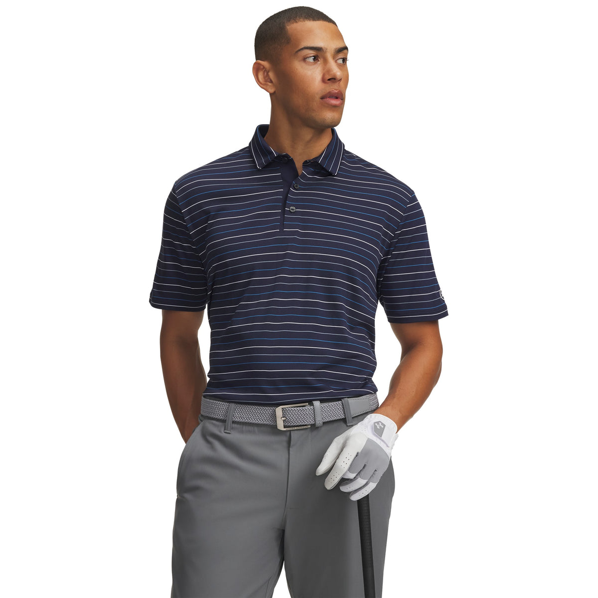 Under Armour ArmourDry Stripe Golf Polo - Mens