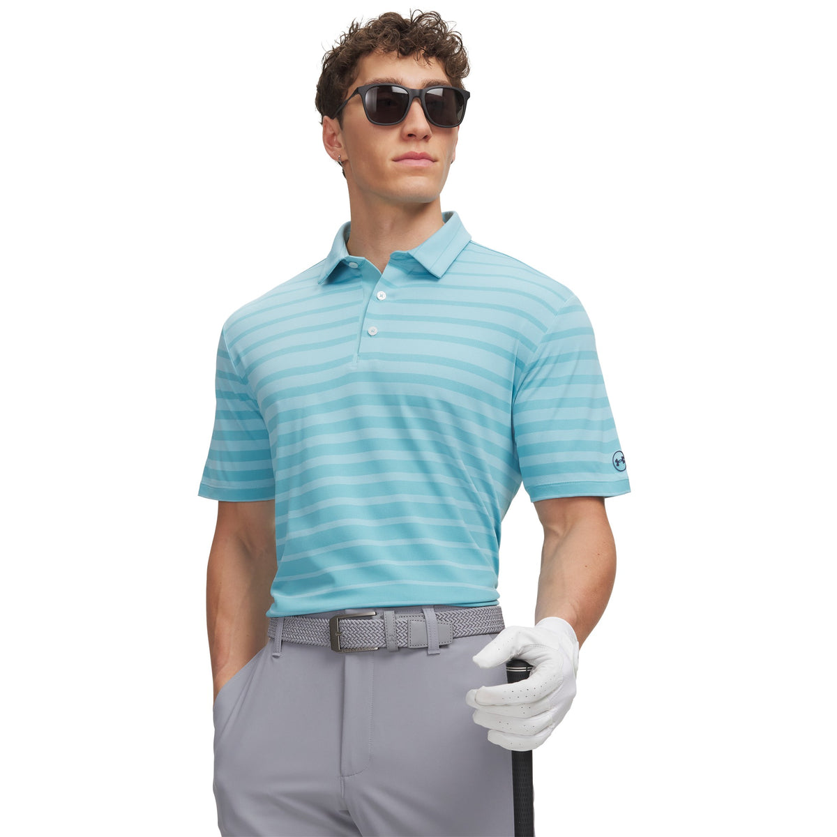 Under Armour ArmourDry Stripe Golf Polo - Mens