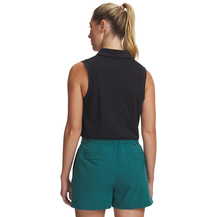 Under Armour Drive Johnny Collar Golf Sleeveless Polo - Womens