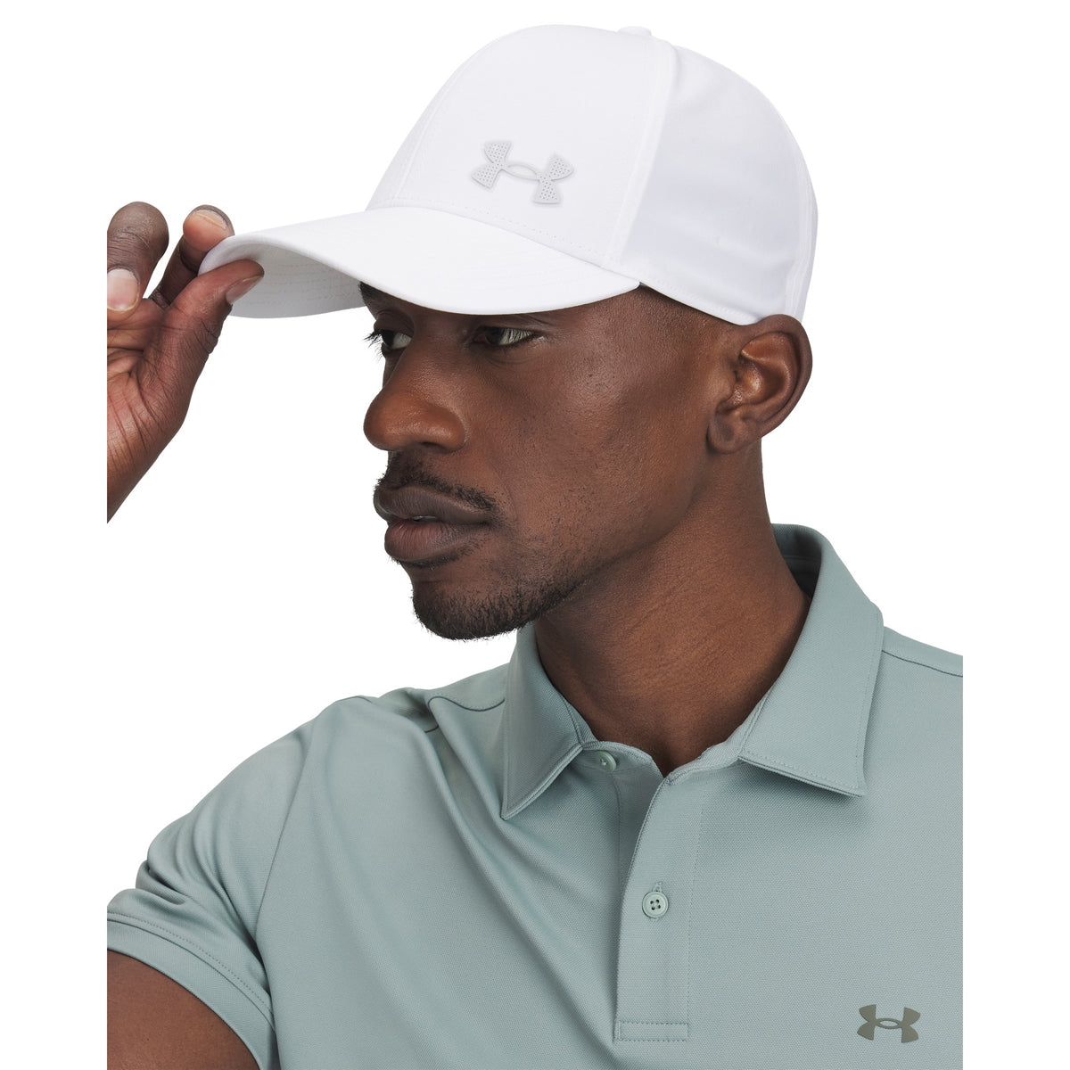 Under Armour Drive Low Storm Golf Stretch Fit Cap - Mens