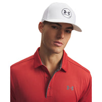 Under Armour Drive Mid Golf Stretch Fit Cap - Mens