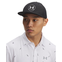 Under Armour Drive Mid Golf Stretch Fit Cap - Mens