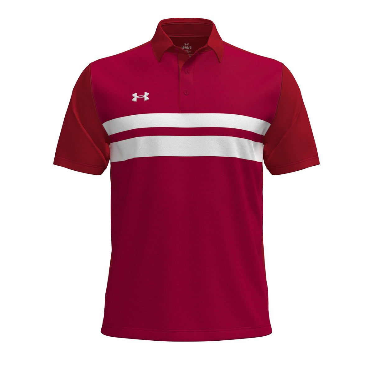 Under Armour Drive Team Dual Stripe Golf Polo - Mens