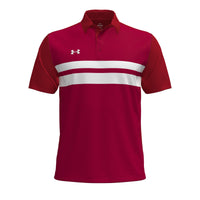 Under Armour Drive Team Dual Stripe Golf Polo - Mens