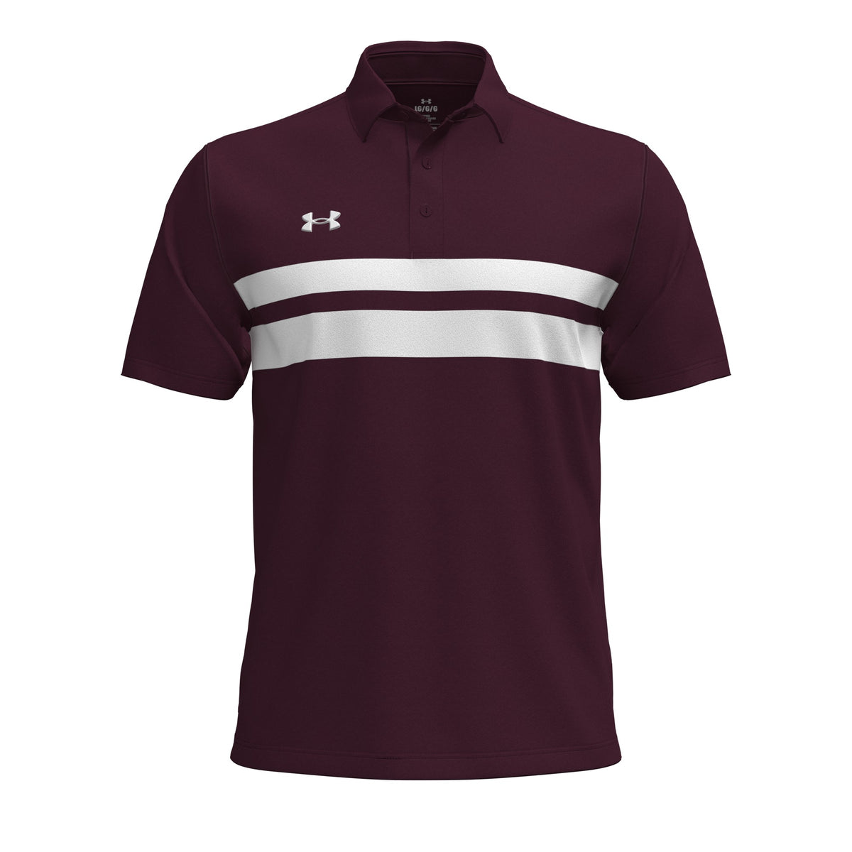 Under Armour Drive Team Dual Stripe Golf Polo - Mens