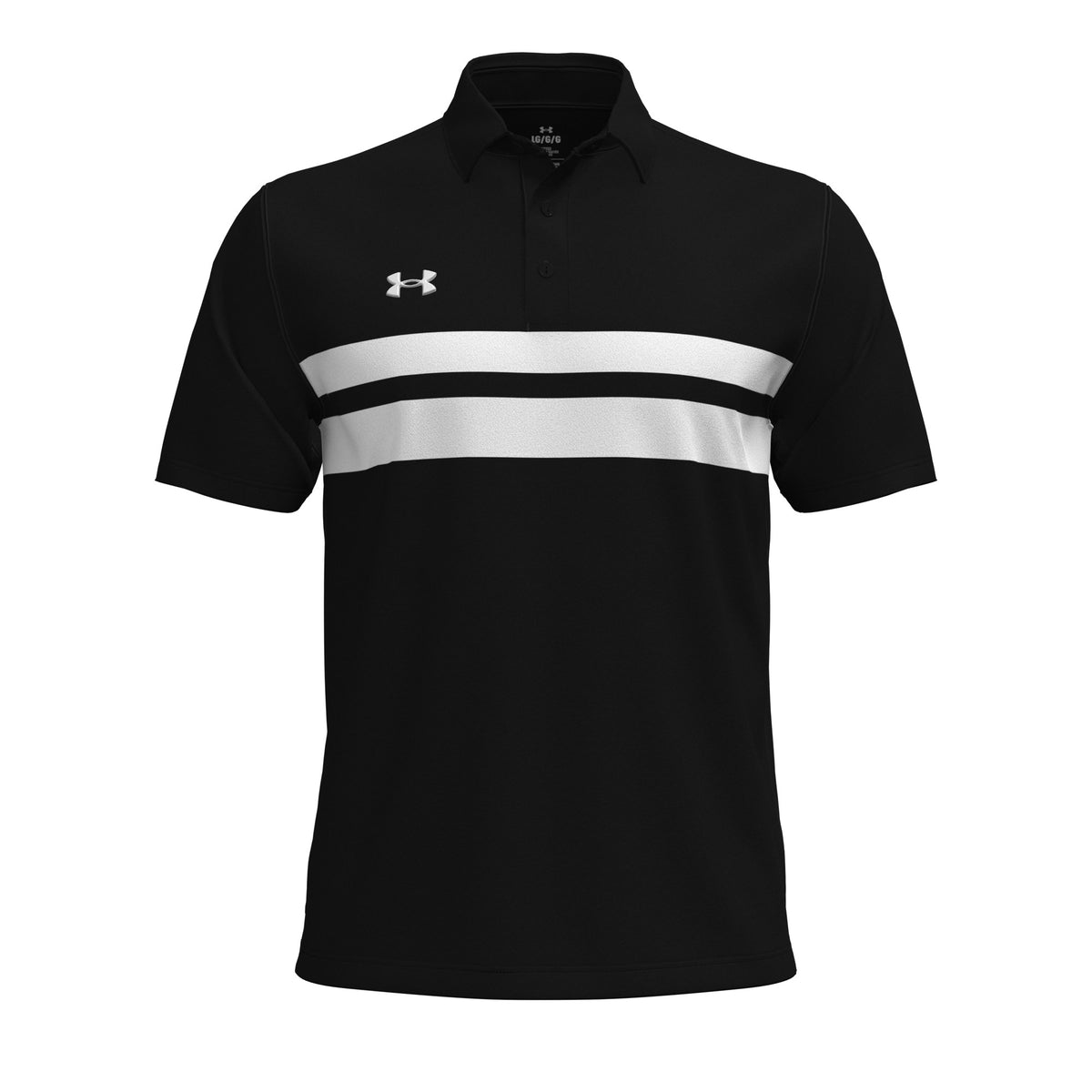 Under Armour Drive Team Dual Stripe Golf Polo - Mens