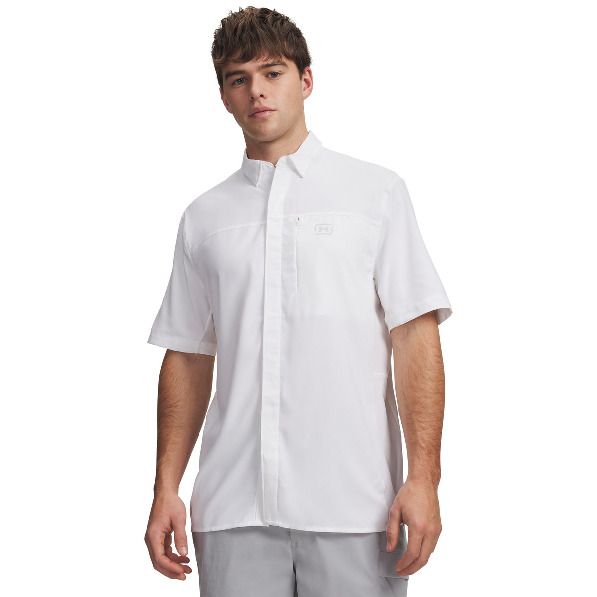 Under Armour Fish Pro Hybrid Woven Short Sleeve - Mens
