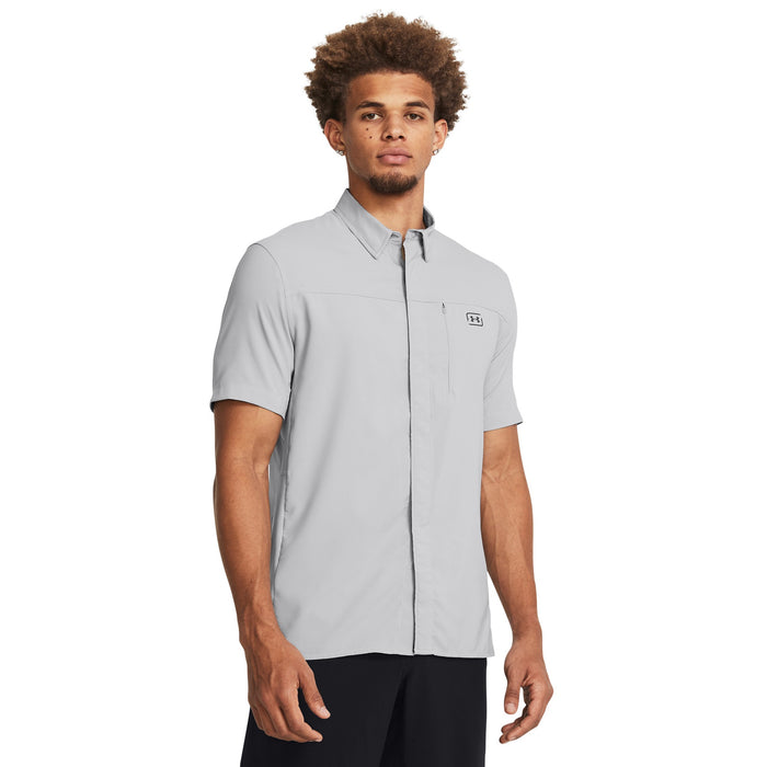Under Armour Fish Pro Hybrid Woven Short Sleeve - Mens