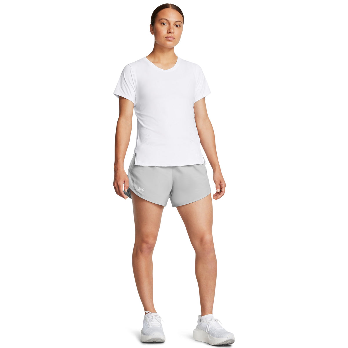 Under Armour Fly-By Heather 3" Shorts - Womens