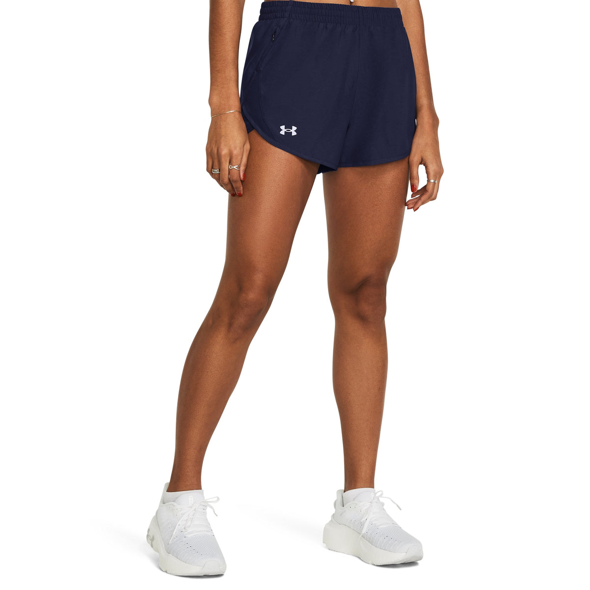 Under Armour Fly-By Heather 3" Shorts - Womens